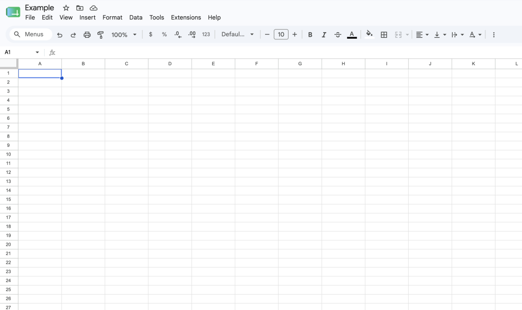 Google Sheets